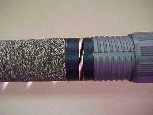 Finnish off reel seat