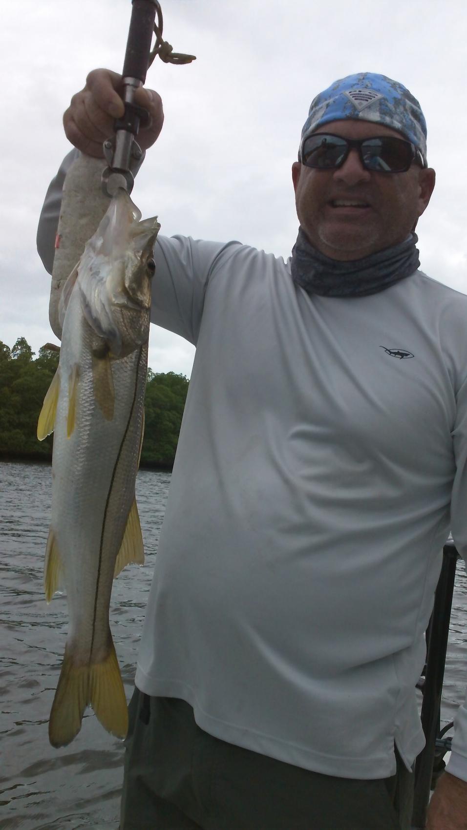 Dad with snook