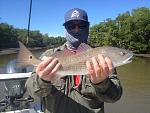 my dad with a backcountry red