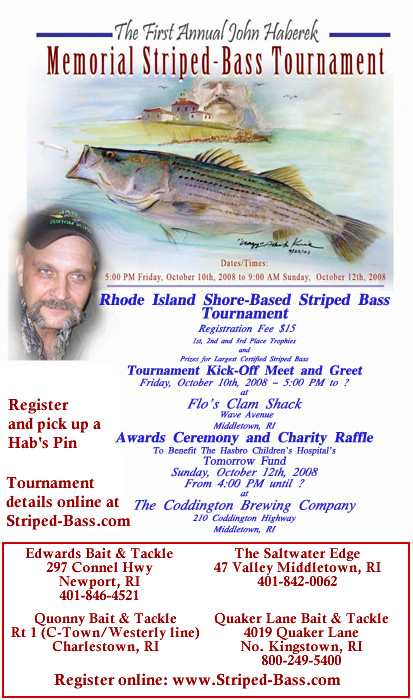 Habs Striped Bass Fishing Torunament
