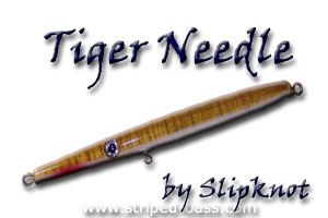 Striped-Bass Fishing  Tiger Needle Fish Lure